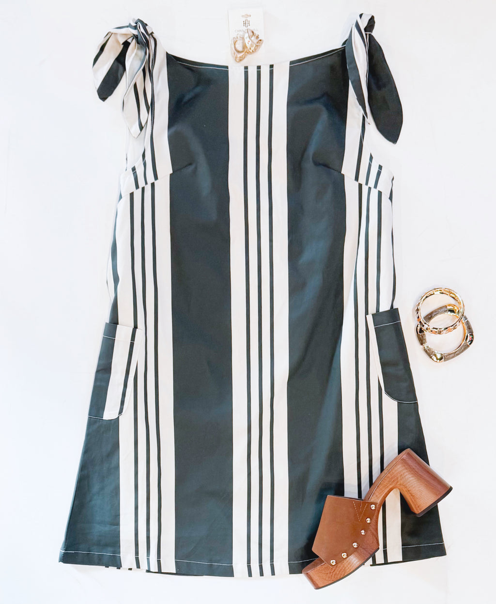FOREST STRIPES POCKET SHIFT