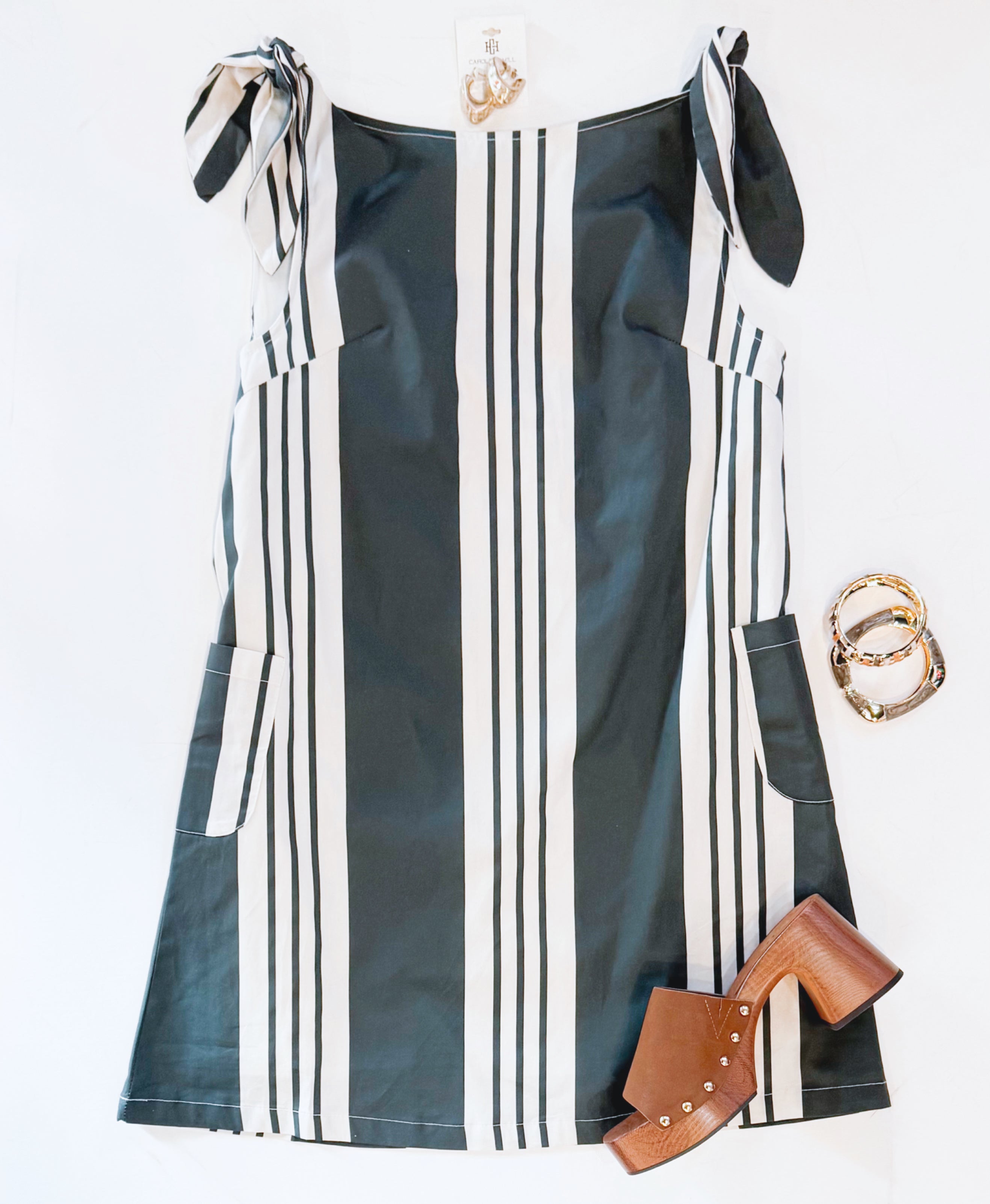 FOREST STRIPES POCKET SHIFT