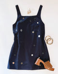 MIRROR BALL SHIFT DRESS