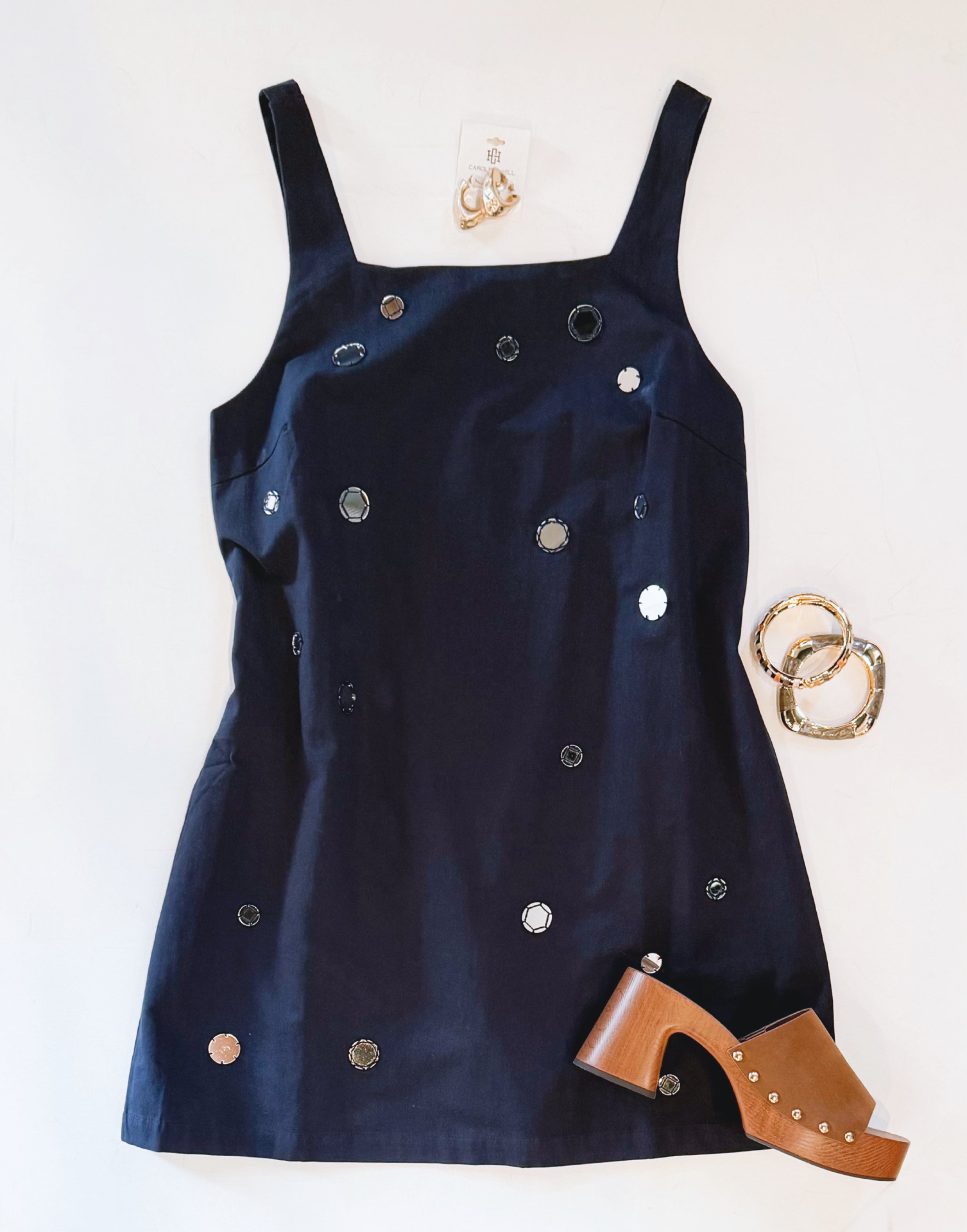 MIRROR BALL SHIFT DRESS
