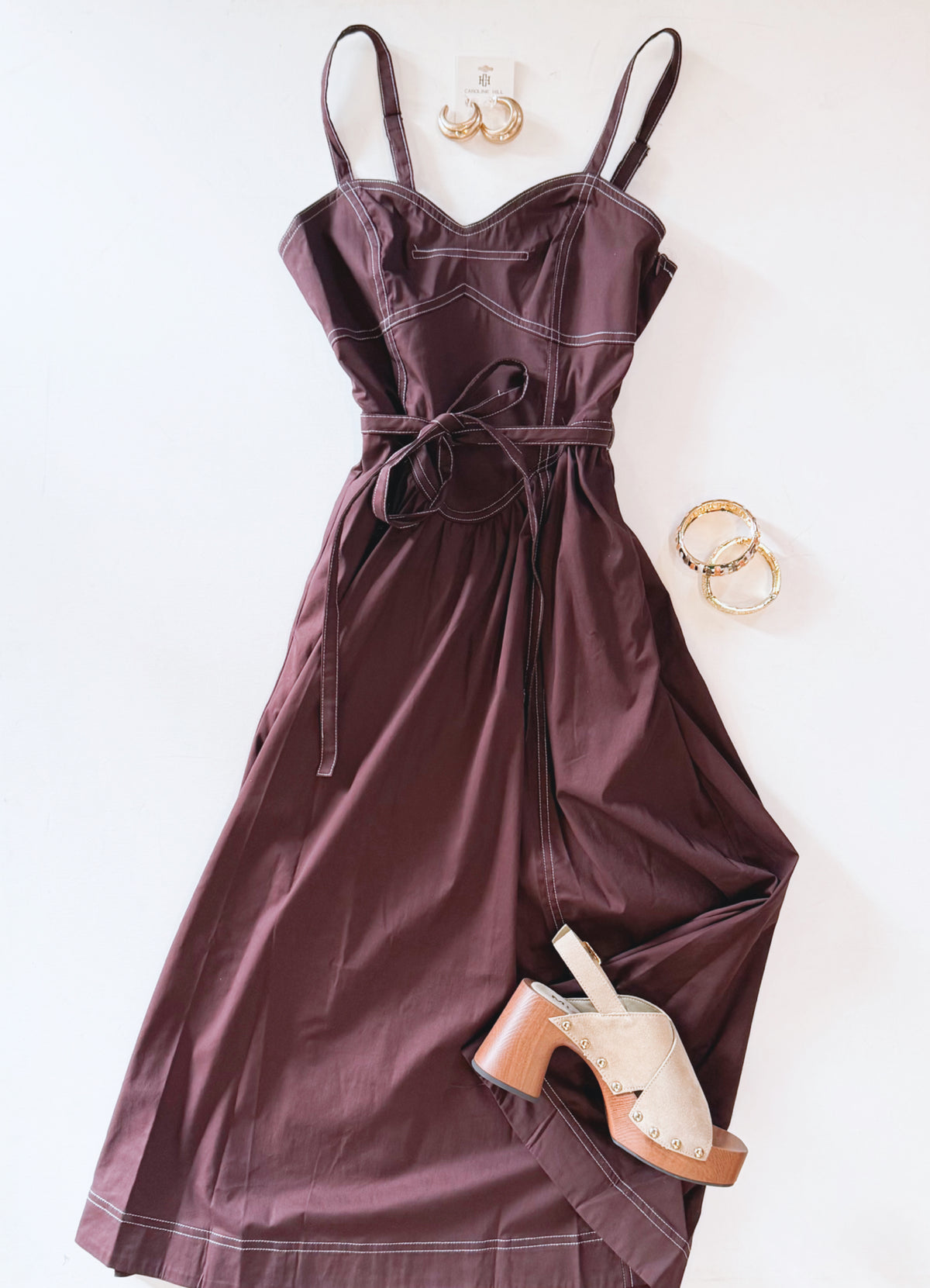 ESPRESSO STADIUM MIDI DRESS