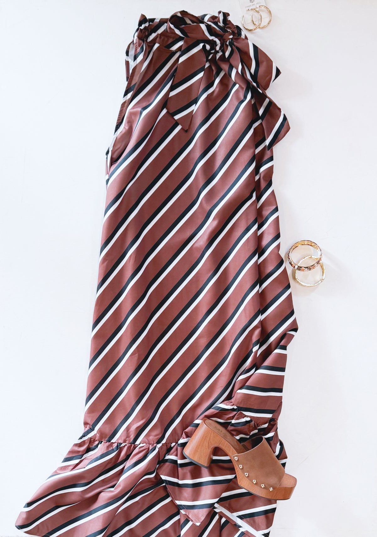 CAFE LATTE ANKLE DRESS