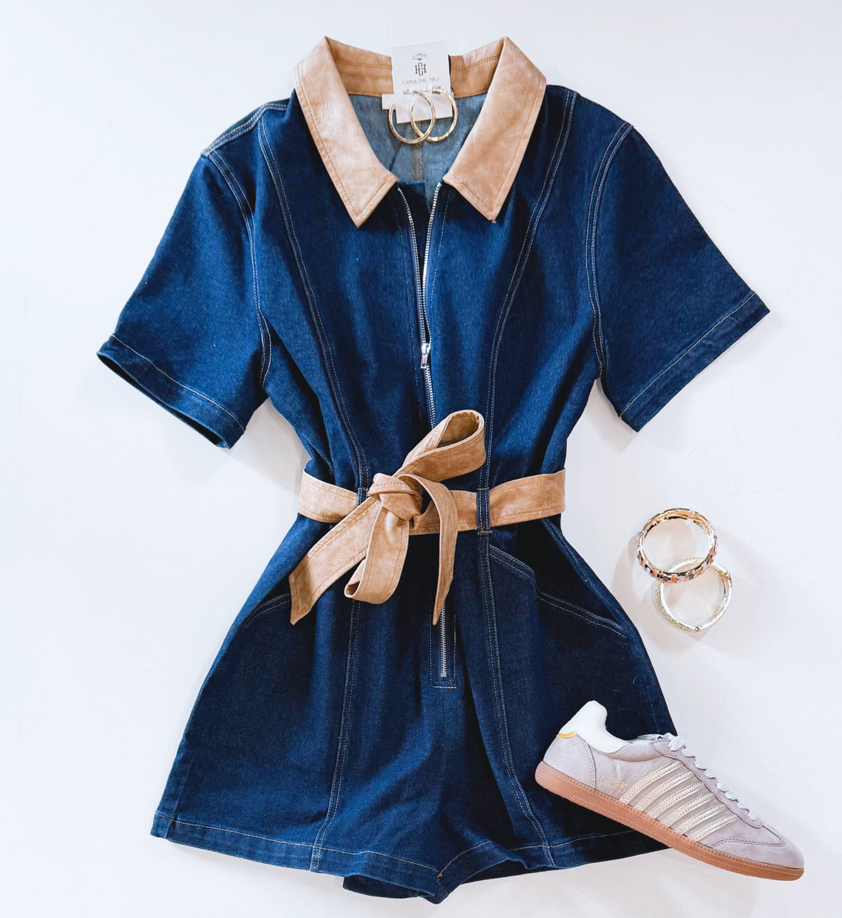 SIDE SADDLE ROMPER