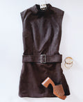 TOAST OF THE TOWN SUEDE DRESS