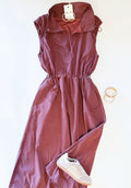 IN THE WIND RUBY-CHOCOLATE MIDI DRESS