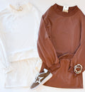 COZY CORNER SKORT SET (CHOCOLATE)