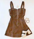 COFFEE BEAN SWEETHEART DRESS