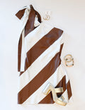 TAILGATE SATIN ONE SHOULDER