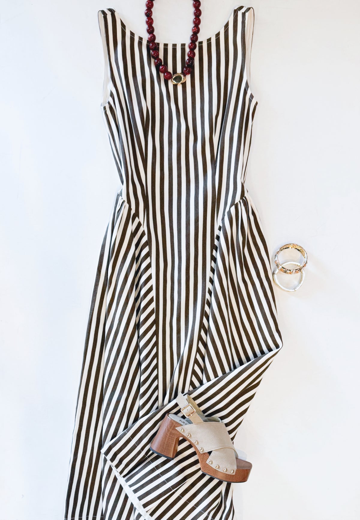 ROUND TOP MIDI DRESS