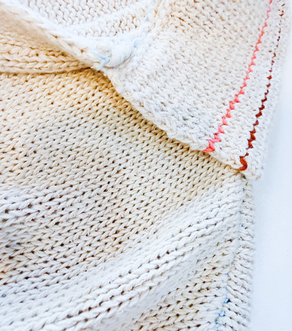 RAINBOW STITCH WOVEN KNIT