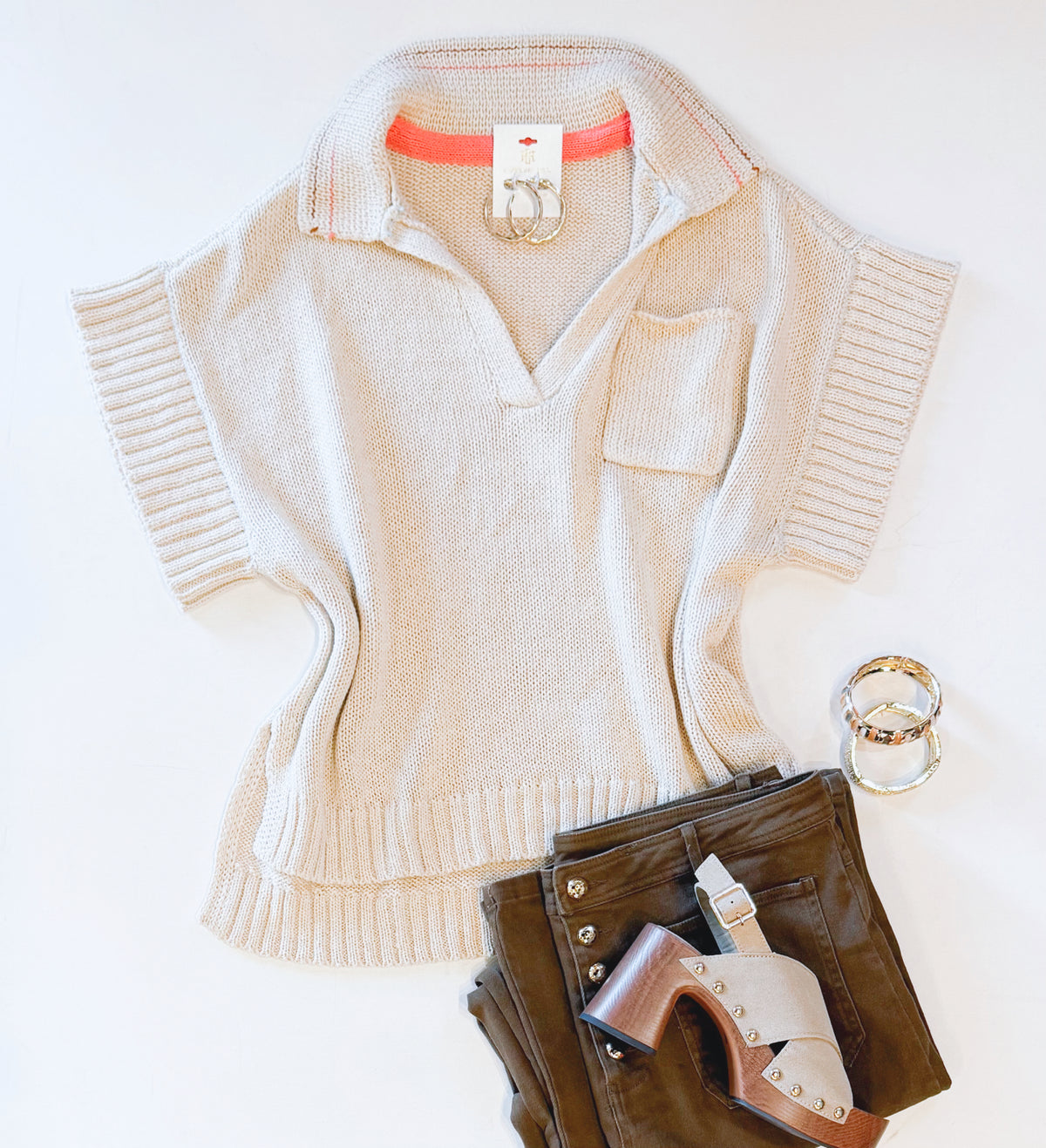 RAINBOW STITCH WOVEN KNIT