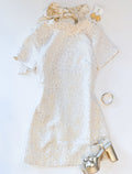 GILDED EVENT LEOPARD DRESS