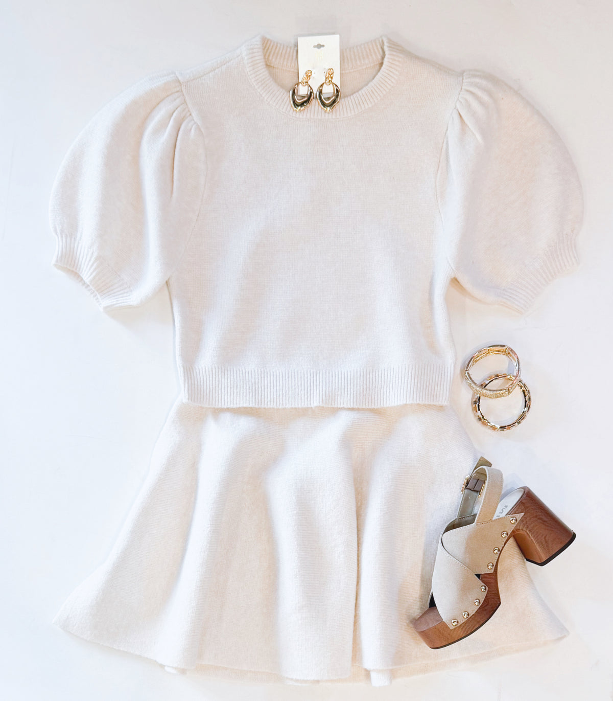 CREME BRULEE KNIT SET