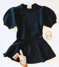 LITTLE BLACK KNIT SET
