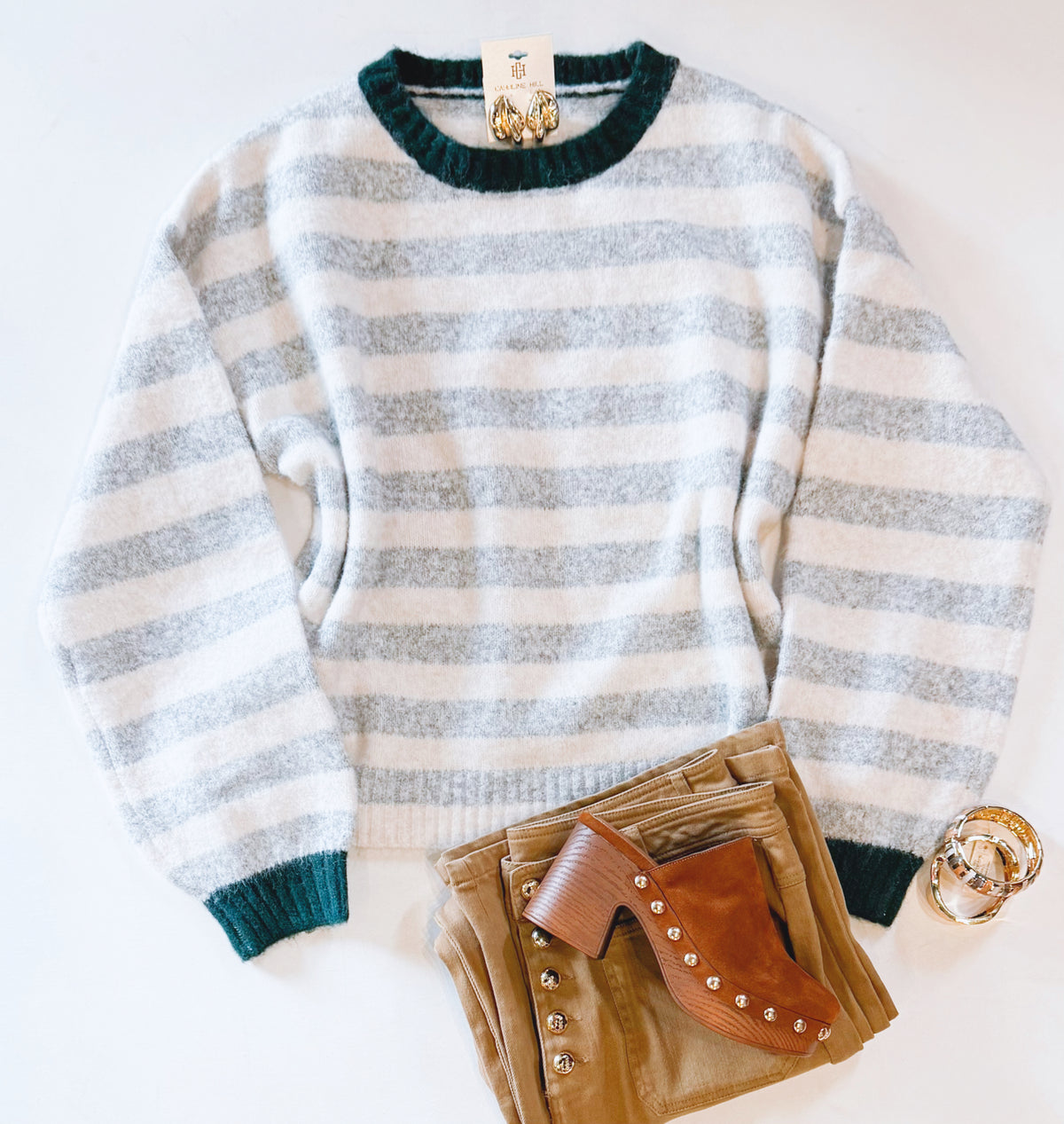 SO SEASONAL STRIPE SWEATER