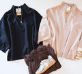 DAYS END HALF ZIP SWEATER (TAN)