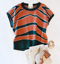PLAYFUL ZEBRA SLEEVELESS KNIT