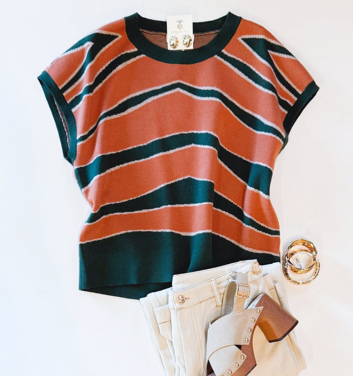 PLAYFUL ZEBRA SLEEVELESS KNIT