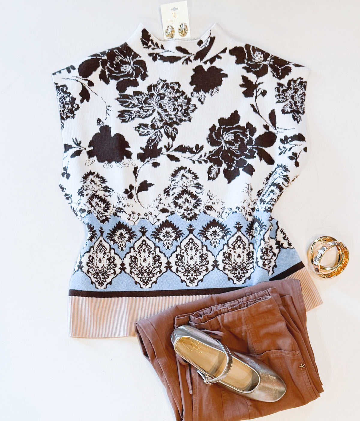 FALL GARDEN SLEEVELESS KNIT